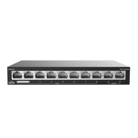 Switch 8 porturi PoE, 2 porturi uplink RJ45 - UNV NSW2020-10T-POE-IN UNIVIEW - 1